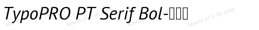 TypoPRO PT Serif Bol字体转换